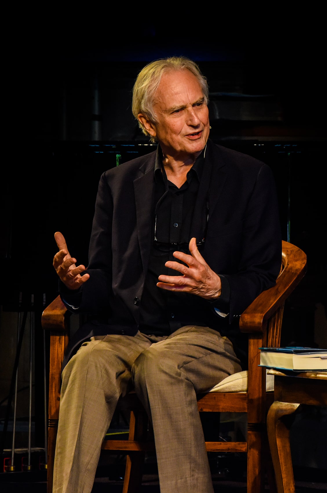 Richard Dawkins on stage
